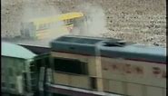 Train Hits School Bus Meme in "Velocity: Runaway Trains"