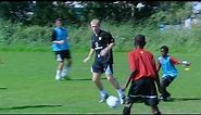 Paul Scholes Teaches 12 Year Old Danny Welbeck The 'Matthews' Skill In 2003