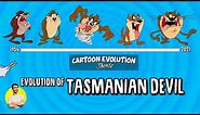 Evolution of TAZ the TASMANIAN DEVIL - 67 Years Explained | CARTOON EVOLUTION