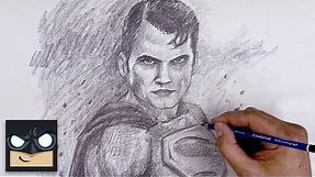 How To Draw Superman | Sketch Tutorial