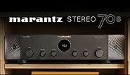 JUST RELEASED! Marantz Stereo 70s 2 Channel A/V Receiver - Classic, Natural & Warm Marantz Sound