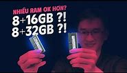 Laptop lắp lệch RAM 8GB với 32GB có được không ? - Nâng cấp RAM Laptop ASUS ROG Strix G16 2023