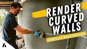 Rendering Curved Walls | Tips For The Perfect RENDERED FINISH