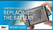 Samsung Galaxy A23 5G – Battery replacement [repair guide + reassembly]
