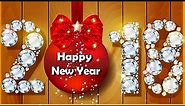 Happy New Year 2018 Greeting Card For Whatsapp