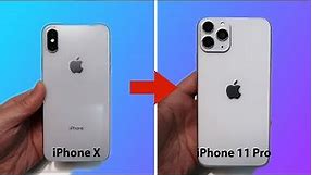 How To Turn iPhone X into an iPhone 11 Pro | Also Works For iPhone XS/XR/11/11 Pro Max