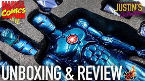 Hot Toys Iron Man Stealth Suit Marvel Comics The Origins Unboxing & Review