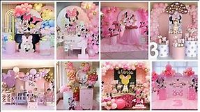 Latest Minnie Mouse Birthday Decoration Ideas || Best Minnie Mouse Decor || Girls Birthday Themes