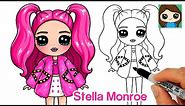 How to Draw Rainbow High Fashion Doll 🌈 Stella Monroe
