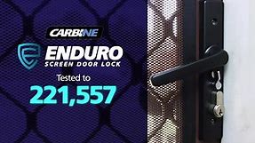 Lock & Key Co - Carbine Enduro Screen Door Lock passing...