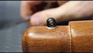 How to install swivel sling studs on a rifle stock: Ruger 10/22