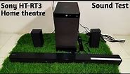 Sony HT-RT3 Home Theatre || Sony HT-RT3 Sound Test | Sony HT-RT3 Sound Settings | Sony HT-RT3 Review