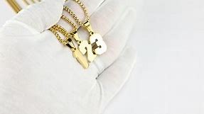 Number Necklace for Boy(Gold)