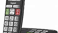 Gigaset E295A – Cordless Big Button Phone – Made in Germany – Big 2” Display – Extra Large Keys and Easy Usability – Call-Blocker – Phonebook up to 100 Contacts, Black