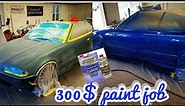 Daytona blue metallic paint job