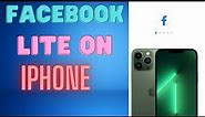 Install Facebook lite on iPhone ✅ how to download Facebook lite on iPhone 📱 2022