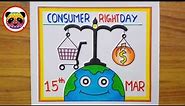 World Consumer Rights Day Drawing / World Consumer Rights Day Poster / Consumer Rights Day drawing