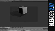 How to render transparency with shadows - Blender 2.67 Tutorial