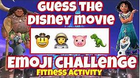 Guess the Disney Movie Emoji Challenge Warm-up / Brain Break