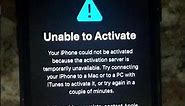 Unable to Activate/iPhone 7 Apple tips and tricks |