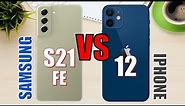 Samsung Galaxy S21 FE vs iPhone 12 ✅