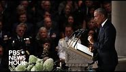 Watch President Barack Obama's full tribute to John McCain at National Cathedral