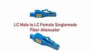 LC Male to LC Female Singlemode Fiber Attenuator - 3dB P#1336