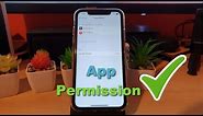 How to Manage App Permissions on the iPhone 11 or iOS 13