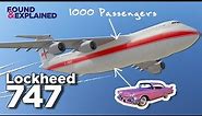 1000 Passenger C-5 Galaxy That Could Transport Cars As Luggage - The Lockheed L-500