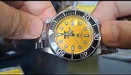 Invicta grand diver 3048 yellow dial Automatic watch review