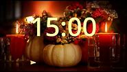 15 Minute Thanksgiving Countdown Timer