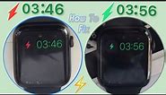 Red,Green Lighting Bolt and Time appear on Apple Watch?APPLE WATCH Not Charging,Low Battery Time