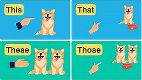 THIS, THAT, THESE and THOSE | English Demonstrative pronouns