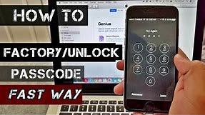 How to Factory Reset/Unlock ANY iPhone 5, 6, 7, 8