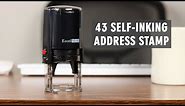 ExcelMark A43 Self-Inking Rubber Stamp