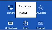 Windows 8 - Shutdown or Restart [Tutorial]