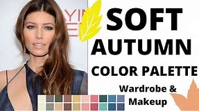 SOFT AUTUMN COLOR PALETTE FOR WARDROBE AND MAKEUP