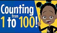 Count to 100 | Counting to 100 | 1 to 100 in English | One To One Hundred | 100 | Learn Numbers