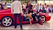 The Most Gorgeous Girls Arrival with Luxurious Cars in Monaco 2023 | Supercars