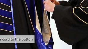 How to wear DOCTORAL HOOD ?