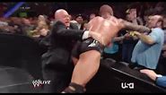 WWE Raw 1/13/14 Randy Orton Knocks Out Fan (John Cenas DAD) Live Commentary