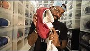 TROPHY ROOM X The Container Store team up to organize Marcus Jordan's sneaker collection