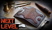 LEVELING UP MY OLD WALLET! - How to make a leather wallet - Leather Tooling - Leather Craft