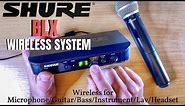 Shure BLX Wireless System - Demo/Overview/Setup/Buying Guide