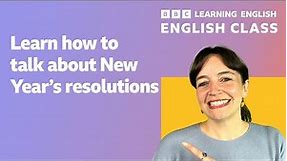 English Class: New Year’s Resolutions
