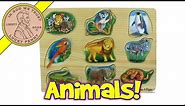 Melissa & Doug Zoo Animal Sounds Wood Puzzle