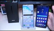 Samsung Galaxy Note 10 Plus 512GB Black Unlocked Unboxing and First Impressions