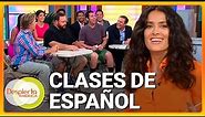Salma Hayek dando clases de español | Despierta América