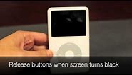How to Restart an iPod Classic