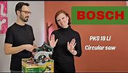 Bosch Cordless Circular Saw PKS 18 LI – A great DIY saw solution
